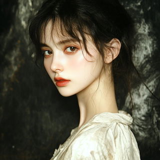 Silhouette Signal style, Midjourney V6.1: photographic portrait of female protagonist