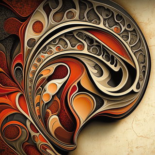 Ravenwheel Fair style, Midjourney V6.1: abstract 3D render