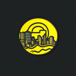 Amberglass Littoral style, Midjourney V6.1: bold minimalist logo design for Istanbul city municipal services