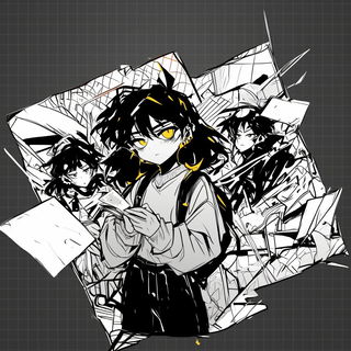 Amberglass Littoral style, Midjourney V6.1: black-and-white manga comic strip