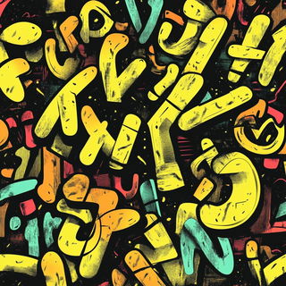 Amberglass Littoral style, Midjourney V6.1: typographic composition with large letters