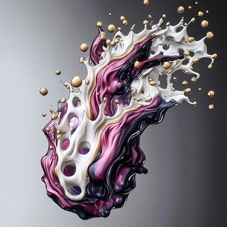 Mythoriso style, Midjourney V6.1: abstract 3D render
