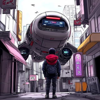 Mythoriso style, Midjourney V6.1: cinematic shot from sci-fi movie