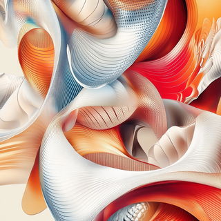 Cloudvatics style, Midjourney V6.1: creative pattern composition