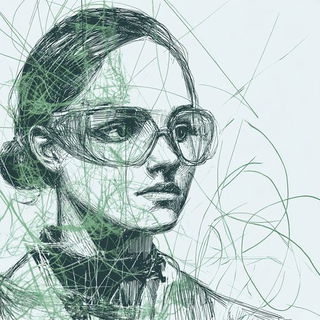 Rubroherbarium style, Midjourney V6.1: editorial illustration for popular scientific magazine cover