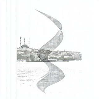 Rubroherbarium style, Midjourney V6.1: bold minimalist logo design for Istanbul city municipal services