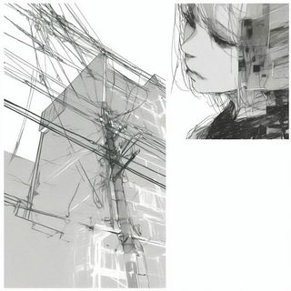 Rubroherbarium style, Midjourney V6.1: black-and-white manga comic strip