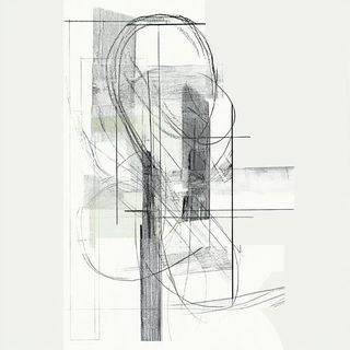 Rubroherbarium style, Midjourney V6.1: typographic composition with large letters
