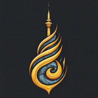 Beamgold Terraforms style, Midjourney V6.1: bold minimalist logo design for Istanbul city municipal services