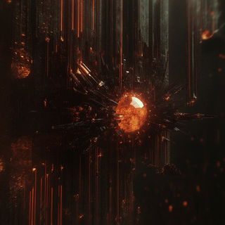 Giltedge Impasto style, Midjourney V6.1: abstract 3D render