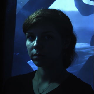 Murmuration Inkforms style, Midjourney V6.1: photographic portrait of female protagonist