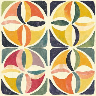 Cumularch style, Midjourney V6.1: creative pattern composition