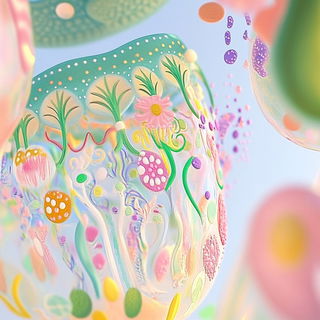 Hingebone Binding style, Midjourney V6.1: abstract 3D render