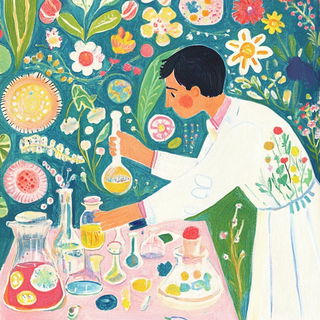 Hingebone Binding style, Midjourney V6.1: editorial illustration for popular scientific magazine cover