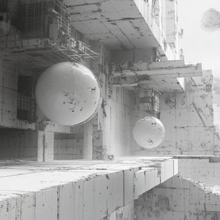 Calcite Foliate style, Midjourney V6.1: abstract 3D render