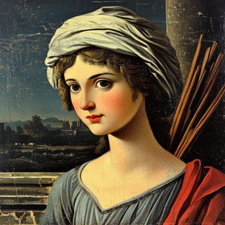 Portraiturelli style, Midjourney V6.1: classical 18th-century oil painting