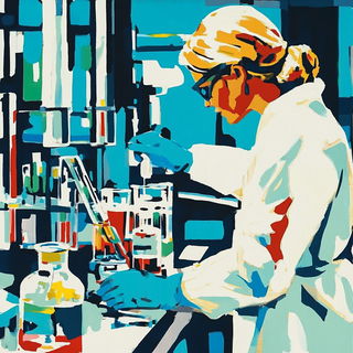Cloakbird Dovetail style, Midjourney V6.1: editorial illustration for popular scientific magazine cover