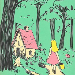 Riptide Chromageology style, Midjourney V6.1: retro fairy-tale illustration