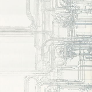 Tessellated Torrentism style, Midjourney V6.1: technical infrastructure blueprint schematics