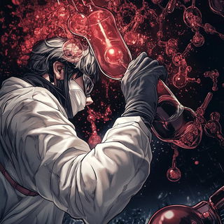Mythprint style, Midjourney V6.1: editorial illustration for popular scientific magazine cover