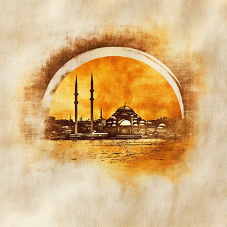 Folklorewash style, Midjourney V6.1: bold minimalist logo design for Istanbul city municipal services