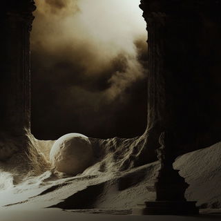 Scale Breach style, Midjourney V6.1: abstract 3D render