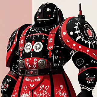 Atelier Zaffruna style, Midjourney V6.1: concept art character design of retropunk steam knight