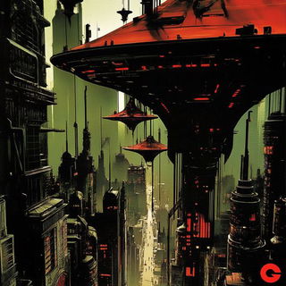 Sunburst Quarry style, Midjourney V6.1: megacity with futuristic bioarchitecture