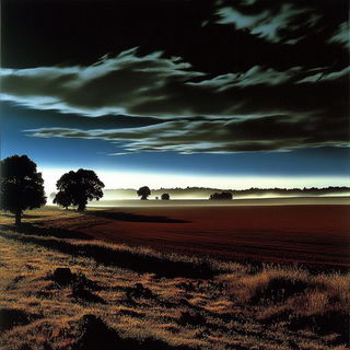 Sunburst Quarry style, Midjourney V6.1: realistic landscape photograph of quiet dawn