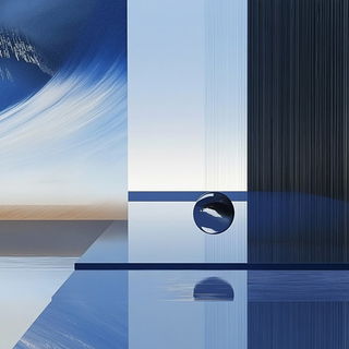 Ruindye style, Midjourney V6.1: abstract 3D render