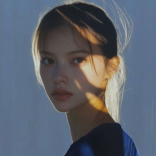 Ruindye style, Midjourney V6.1: photographic portrait of female protagonist