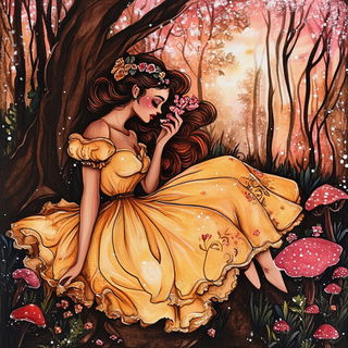 Cloudswitch style, Midjourney V6.1: retro fairy-tale illustration