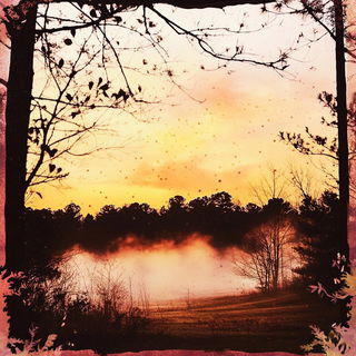 Cloudswitch style, Midjourney V6.1: realistic landscape photograph of quiet dawn