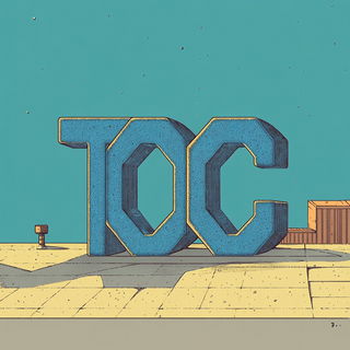 Crosshatch Borough style, Midjourney V6.1: typographic composition with large letters