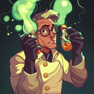 Cobalt Etchedrama style, Midjourney V6.1: editorial illustration for popular scientific magazine cover