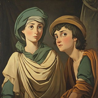 Cobalt Etchedrama style, Midjourney V6.1: classical 18th-century oil painting