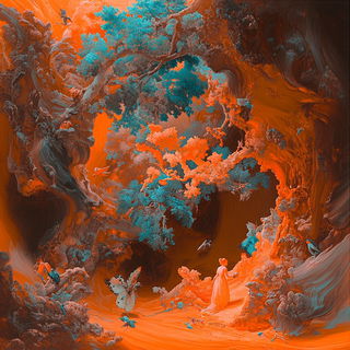 Cinechrome Mechanism style, Midjourney V6.1: classical 18th-century oil painting