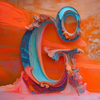 Cinechrome Mechanism style, Midjourney V6.1: typographic composition with large letters