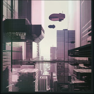 Exodus Pole Graphics style, Midjourney V6.1: megacity with futuristic bioarchitecture