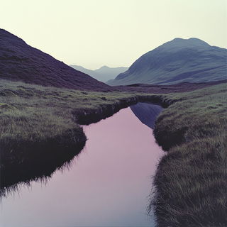 Exodus Pole Graphics style, Midjourney V6.1: realistic landscape photograph of quiet dawn