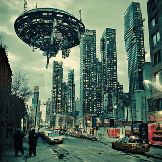 Glaciergarden style, Midjourney V6.1: megacity with futuristic bioarchitecture