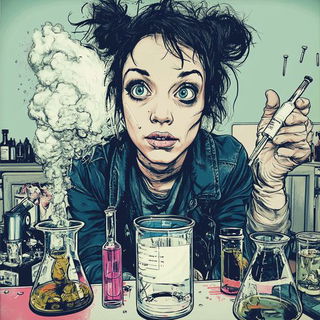 Glaciergarden style, Midjourney V6.1: editorial illustration for popular scientific magazine cover