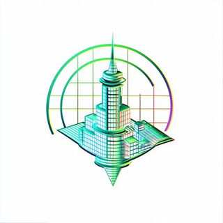 Parallaxagerie style, Midjourney V6.1: bold minimalist logo design for Istanbul city municipal services
