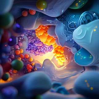 Basalt Signalism style, Midjourney V6.1: abstract 3D render