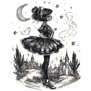 Verandaquill style, Midjourney V6.1: retro fairy-tale illustration