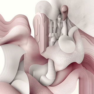 Spiremeltdown style, Midjourney V6.1: abstract 3D render