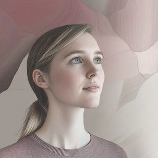 Spiremeltdown style, Midjourney V6.1: photographic portrait of female protagonist