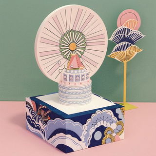 Cloudcut Vorticism style, Midjourney V6.1: abstract 3D render