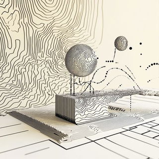 Cliffmolt style, Midjourney V6.1: abstract 3D render