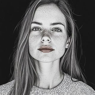 Cliffmolt style, Midjourney V6.1: photographic portrait of female protagonist
